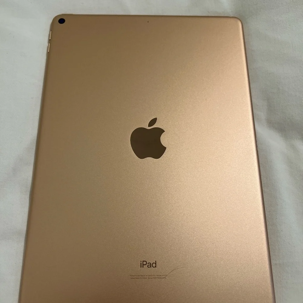iPad Air 3, 64gb Rose Gold with Matching Leather Case